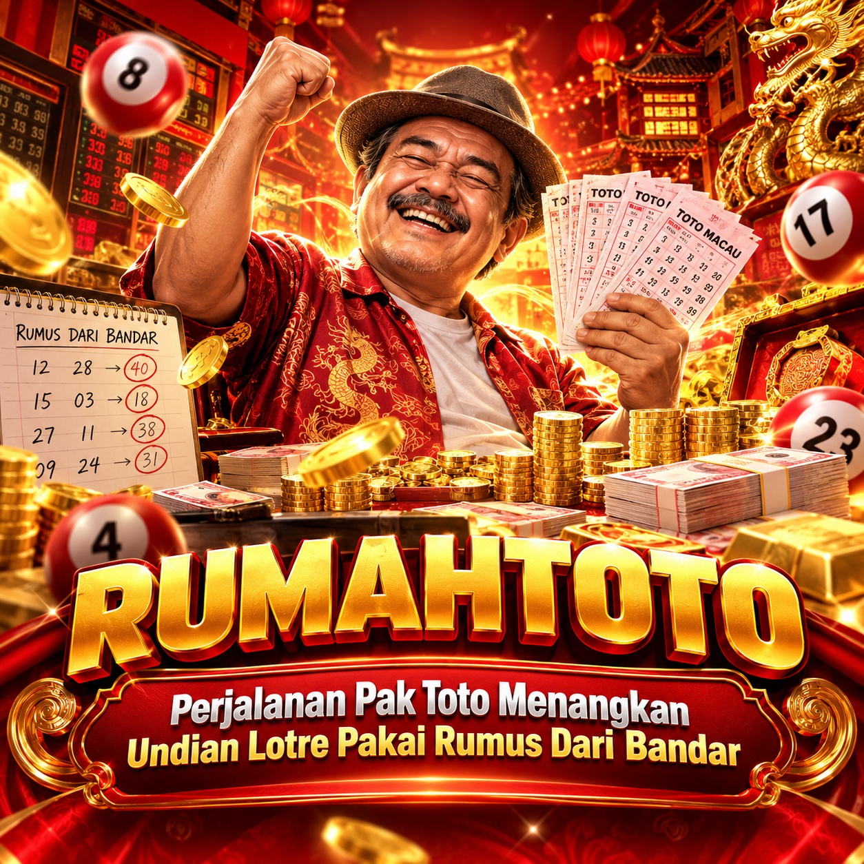 RUMAHTOTO : Perjalanan Pak Toto Menangkan Undian Lotre Pakai Rumus Dari Bandar